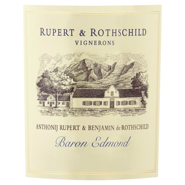Rupert & Rothschild Baron Edmond red wine 75cl, imported from the UK