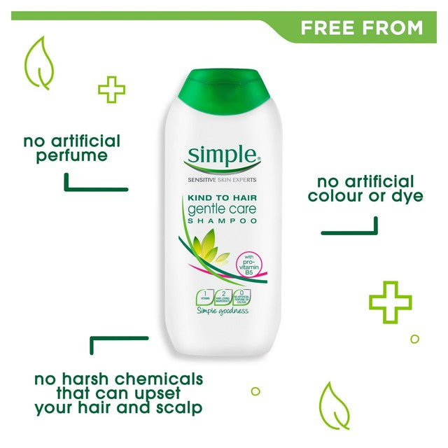 Simple Gentle Care Shampoo 200ml (British brand)
