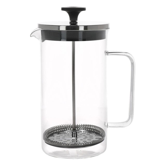 La Cafetière Glass Cafetiere Clear/Black 8-Cup, UK version