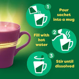 Lemsip Cold & Flu blackcurrant sachets 10-pack (British brand)