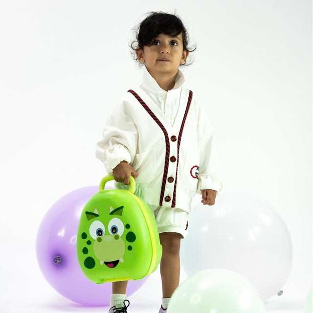 My Carry Potty dinosaur-themed portable potty for toddlers, imported from the UK