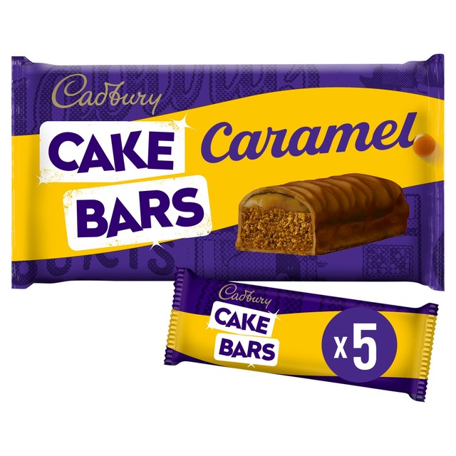 Cadbury Caramel Cake Bars pack of 5 - British product