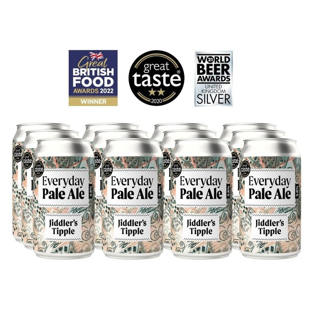 Jiddler's Tipple Everyday Pale ale 12 cans, UK version