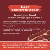 Forthglade bone broth topper for dogs rich beef (British brand)