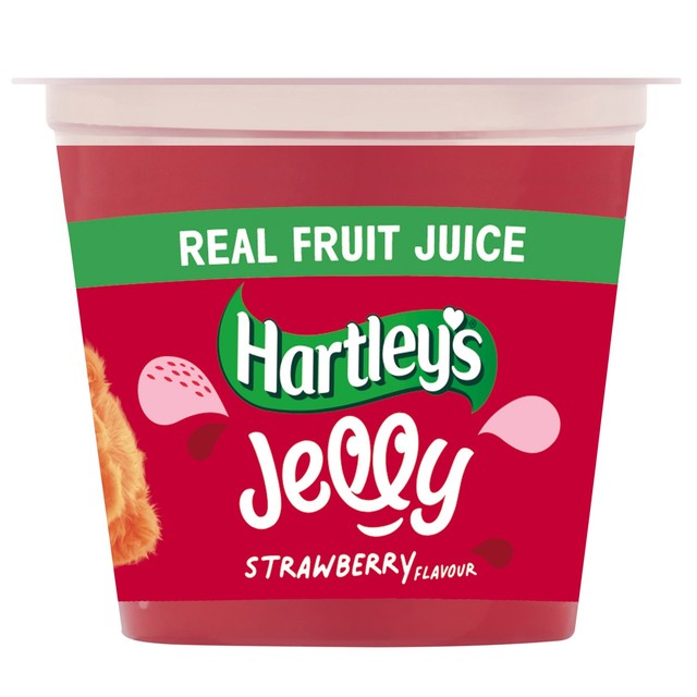 Hartley's strawberry jelly pot 125g, UK version