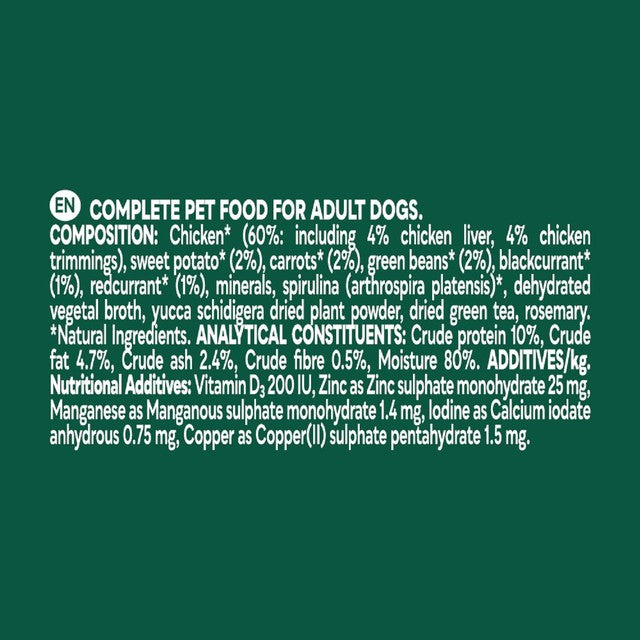 Natures Menu Country Hunter Chicken wet dog food 6x150g pouches - British product