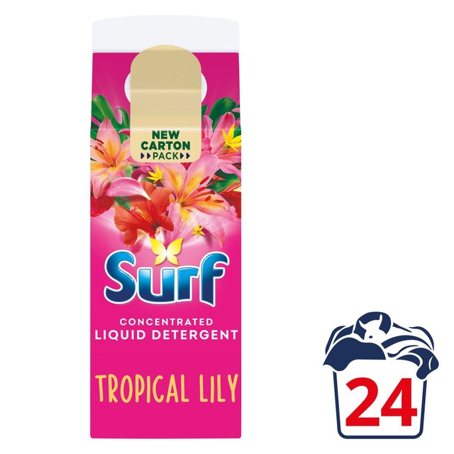 Surf laundry detergent Tropical Lily 648ml (British brand)