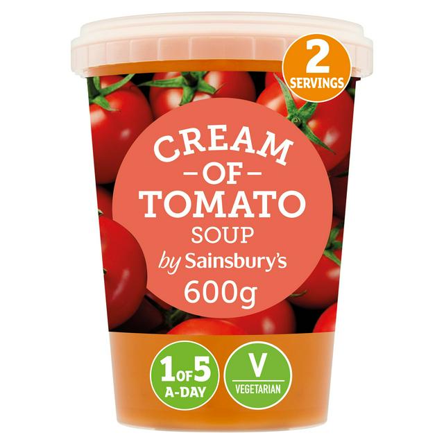 Sainsburys Cream of Tomato Soup 600g