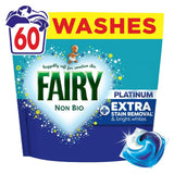 Fairy Non Bio Pods Washing Capsules Platinum 63 Washes