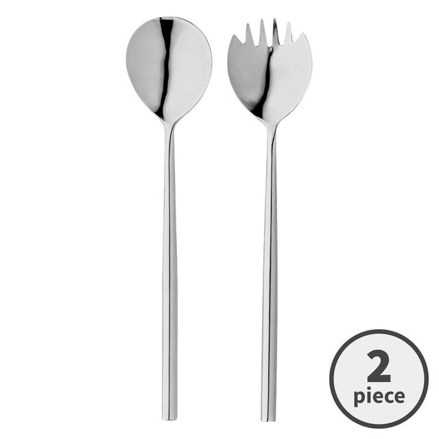 Stellar Rochester 18/10 salad serving spoons set of 2, imported from the UK