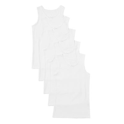 فيستات M&S Girls Pure Cotton Vests White Undergarments 11-12 Years - تسوق عبر الإنترنت في McGrocer