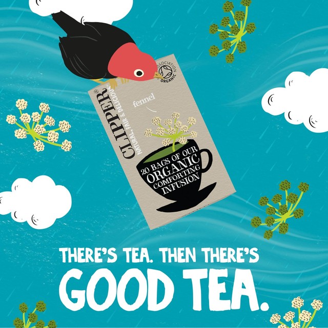 Clipper organic fennel tea bags 20 pack - British product