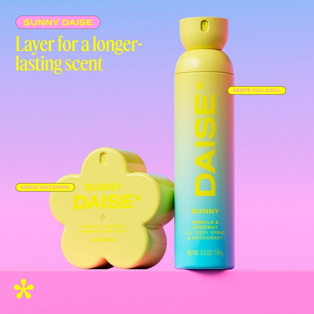DAISE Sunny body spray vanilla and coconut (British brand)