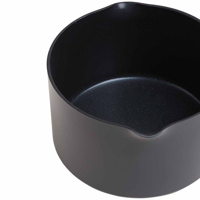 M&S hard anodised 14cm milk pan black mix, imported from the UK