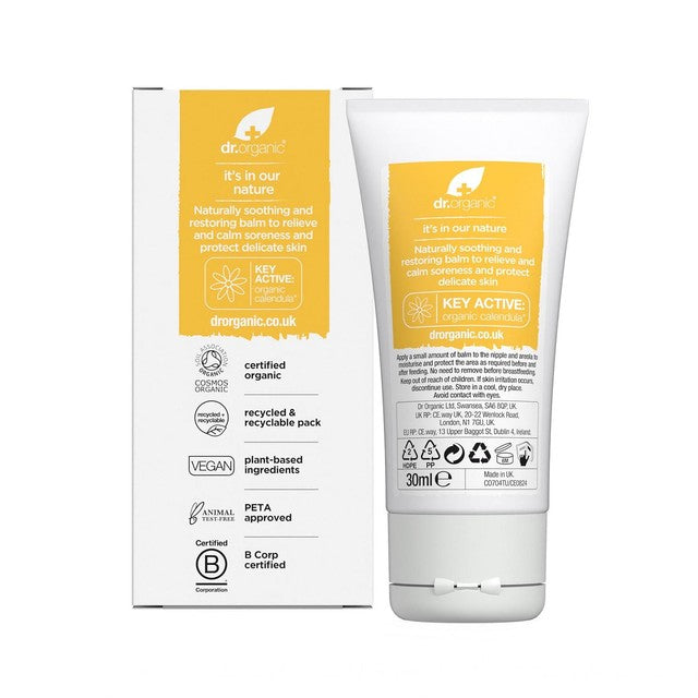 Dr Organic Mum Nipple Balm 30ml - British product
