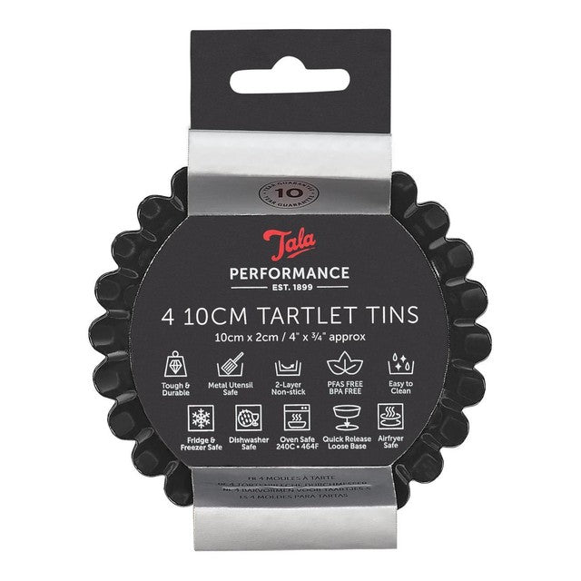 Tala non-stick tart tins 10cm dia (British brand)