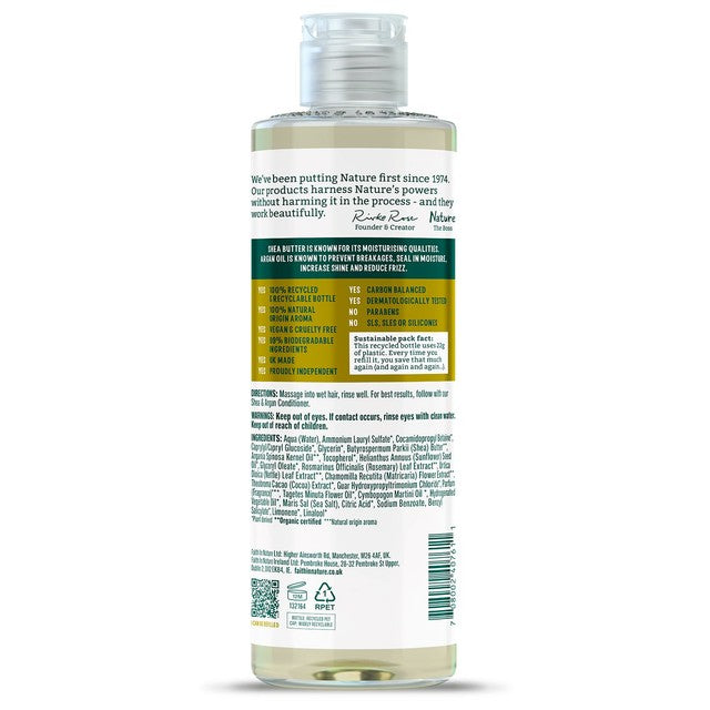 Faith in Nature Shea & Argan shampoo 400ml - British product