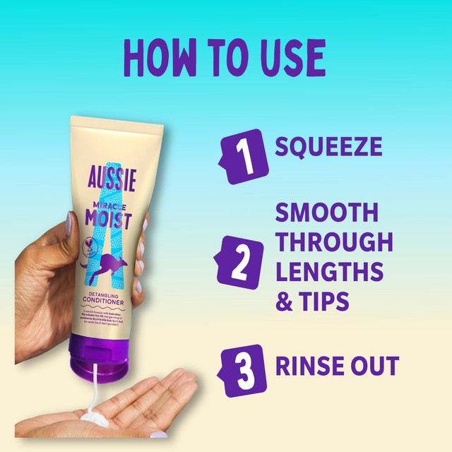 Aussie Miracle Moist conditioner 200ml (British brand)