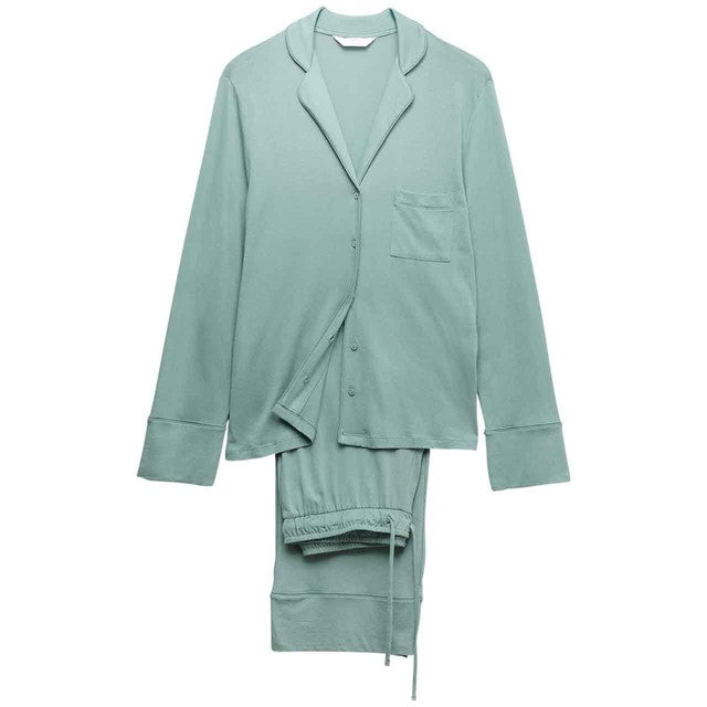 M&S Women's Pyjama Set Green Size S, imported from the UK