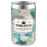 Pimentae cucumber tequila margarita canned cocktail 125ml, imported from the UK