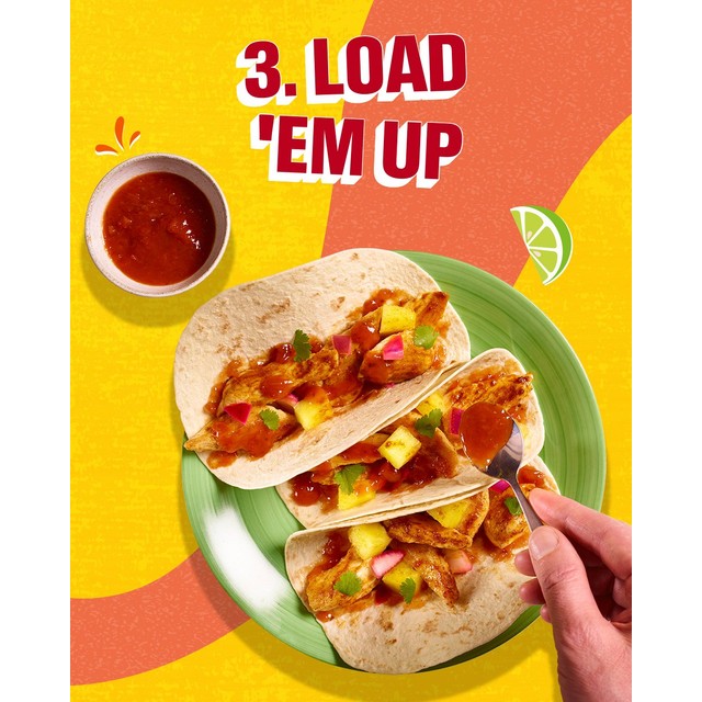 Old El Paso soft taco wraps 220g, imported from the UK
