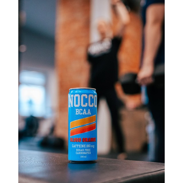 NOCCO Energy Drink Blood Orange Del Sol 330ml, imported from the UK