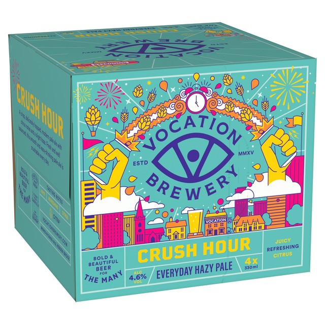 Vocation Brewery Hazy Pale Ale 4 x 330ml (British brand)