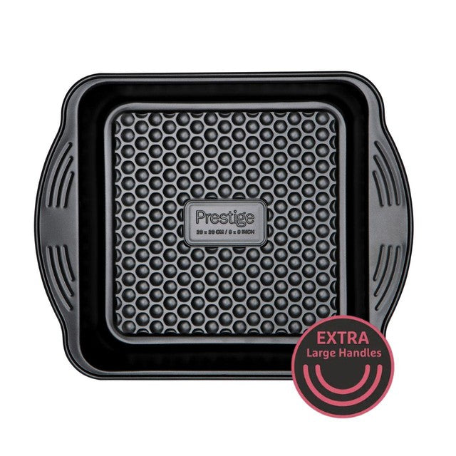 Prestige Aerolift square cake tin 20cm, imported from the UK