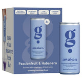 G Spot Arouse Passionfruit and Habanero sparkling functional drink 250ml can, UK version