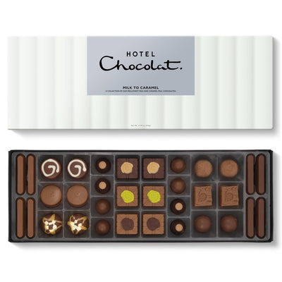 M&S Hotel Chocolat Milk to Caramel Sleekster Chocolate Box 340g- Buy online at McGrocer
