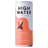 High Water Mango & Peach Hard Seltzer 250ml, UK version