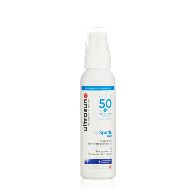 Ultrasun SPF 50 Sports Spray Sunscreen 150ml (British brand)