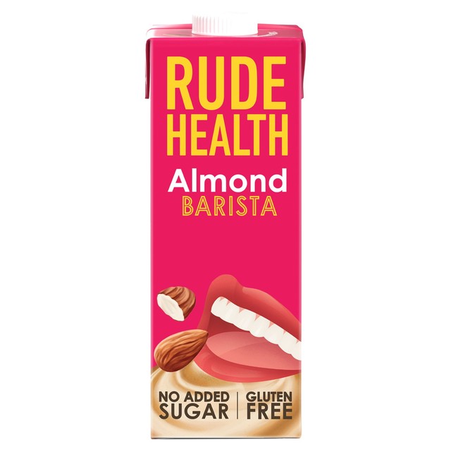 Rude Health Barista Almond Longlife almond drink 1L, imported from the UK