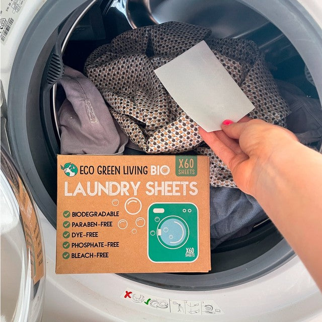 Eco Green Living non-bio laundry sheets un-scented - British product