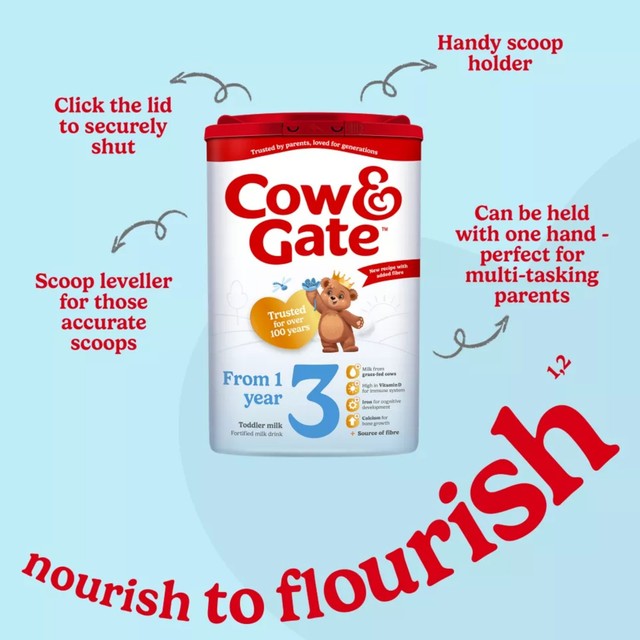 Cow & Gate stage 3 toddler milk formula 800g - British product