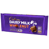 Cadbury Dairy Milk whole nut chocolate bar 120g - British product