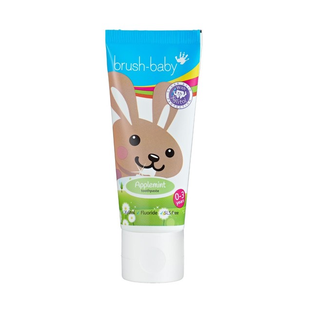 Brush-Baby Applemint Toothpaste 0-3 Yrs 50ml - British product