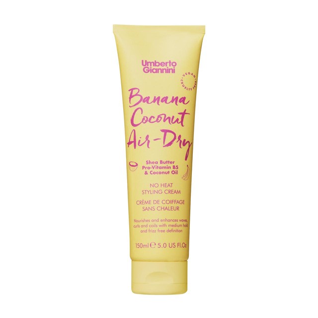 Umberto Giannini Banana Air Dry Hair Cream 150ml (British brand)