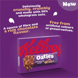 Kellogg's Oaties chocolate and oat cereal bars 4 x 40g, UK version