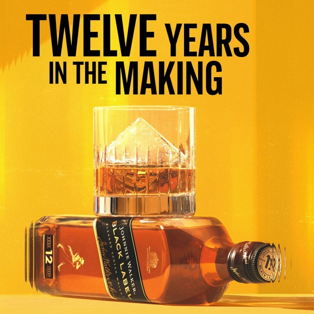 Johnnie Walker Black Label Scotch whisky 70cl, UK version