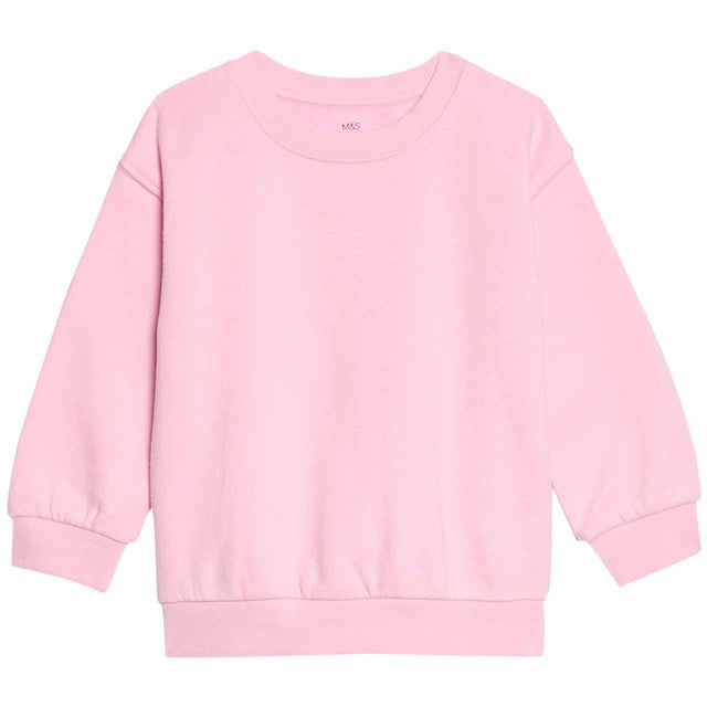 M&S pink sweatshirt 6-7 years, imported from the UK