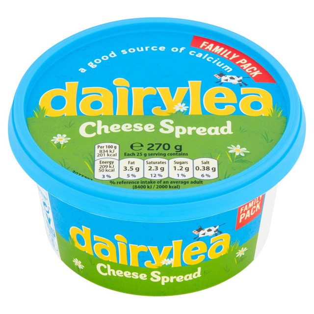 Dairylea cheese spread with added calcium 270g - British product