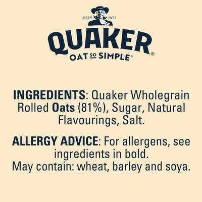 M&S Quaker Oat So Simple Stor Bolle Golden Syrup Havregrøt Porsjonsposer 6 Porsjonsposer - Kjøp online på McGrocer