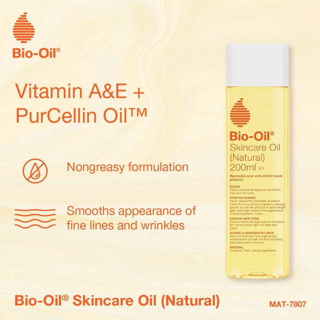 Bio Oil Natural Skincare Oil for Scars 200ml - British product