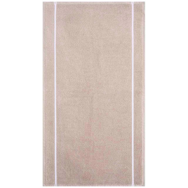 M&S Baretta Stitch Hand Towel Taupe, imported from the UK