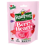 Rowntree's Berry Hearts fruit jelly sweets 115g - British product