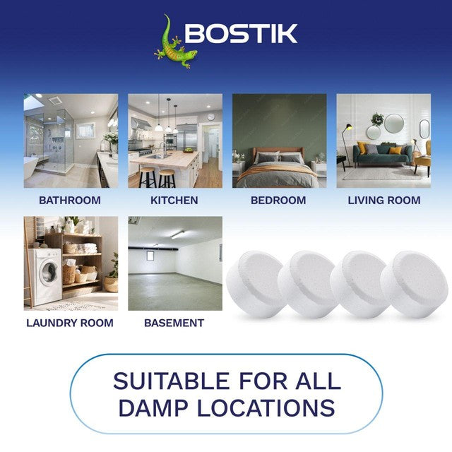 Bostik Breath dehumidifier refill tabs 250g pack of 4, UK version