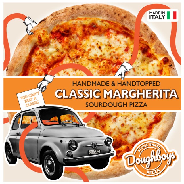 Doughboys Classic Margherita Pizza 340g - British product