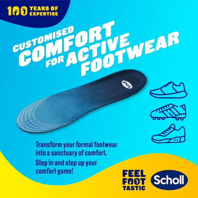 Scholl Gel Activ Trainer Insoles Small (British brand)