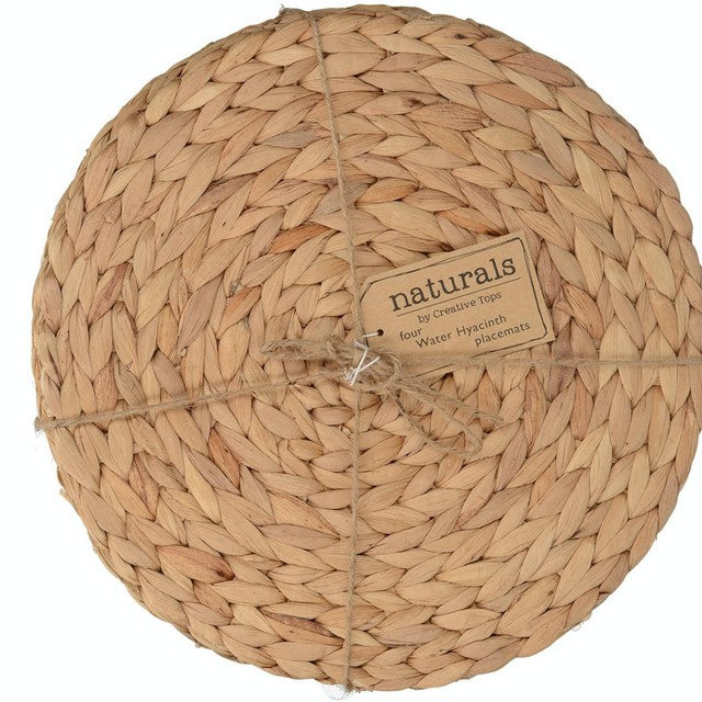 Creative Tops Water Hyacinth round placemats 30cm - British product